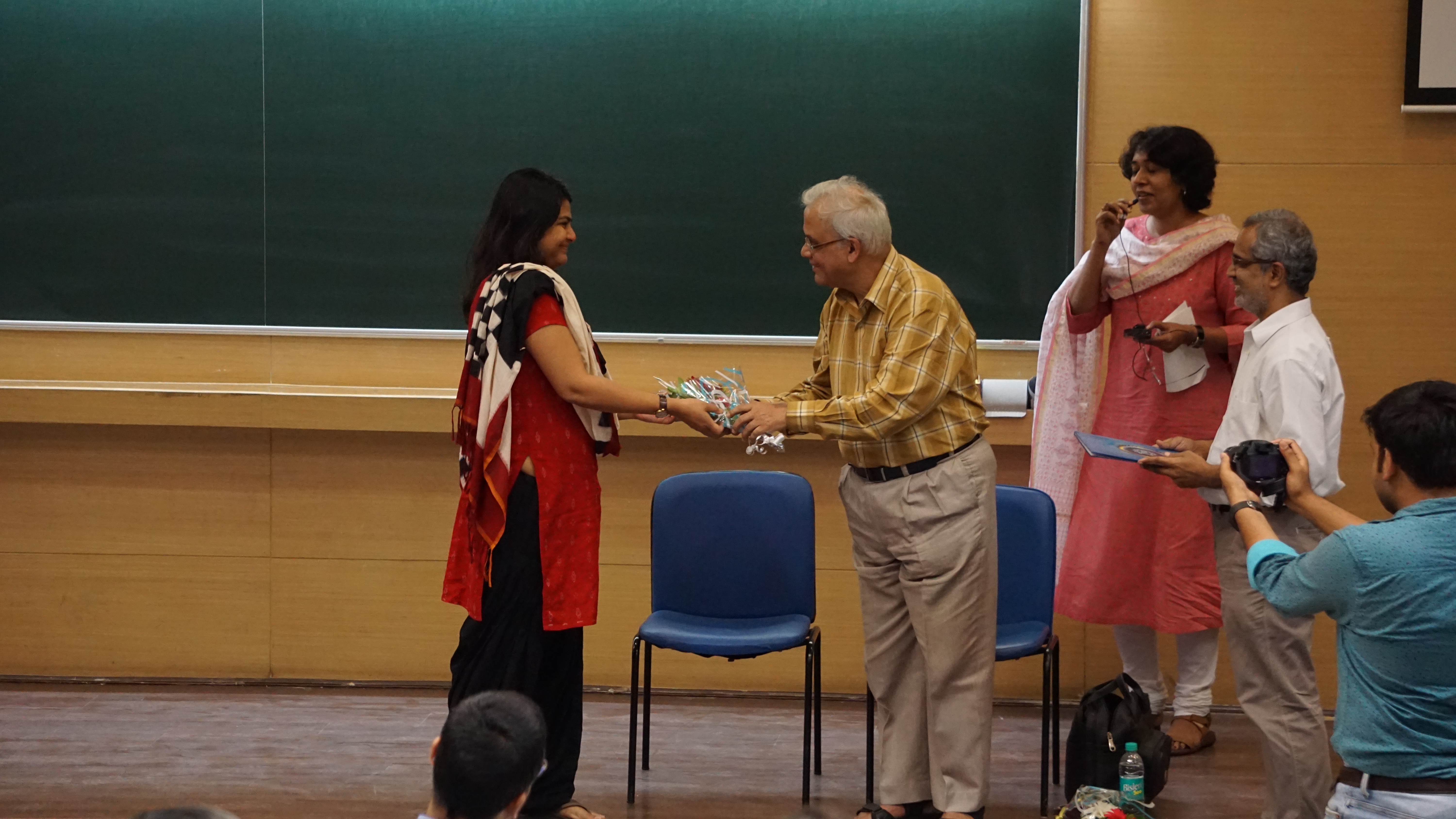 Excellence in teaching Award (Department level) 2016 for Prof. Paulomi Chakraborty